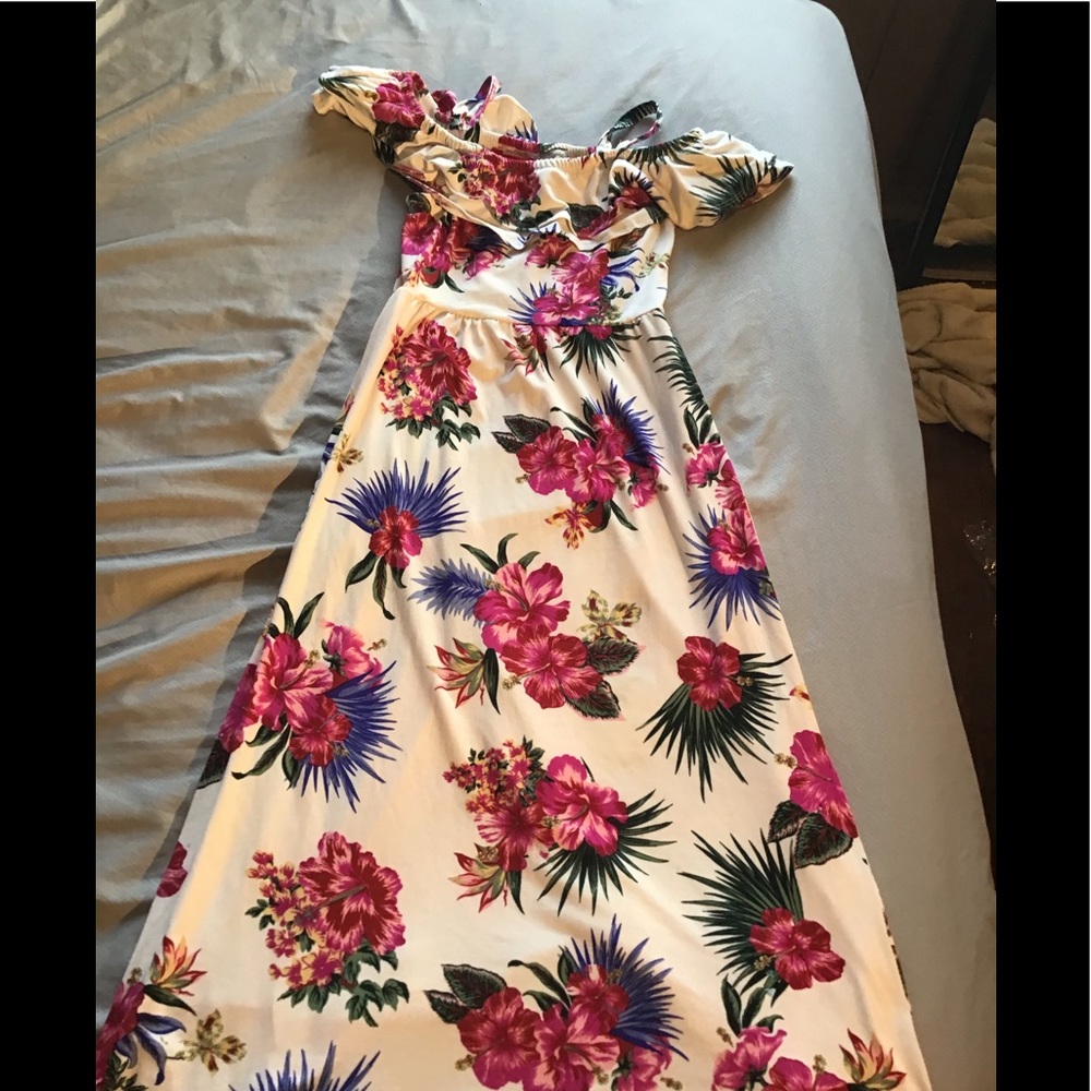COPY - Girls off the shoulder maxi dress